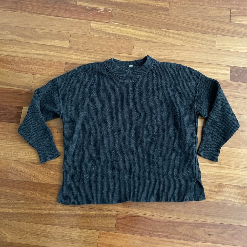 aerie waffle sweater
